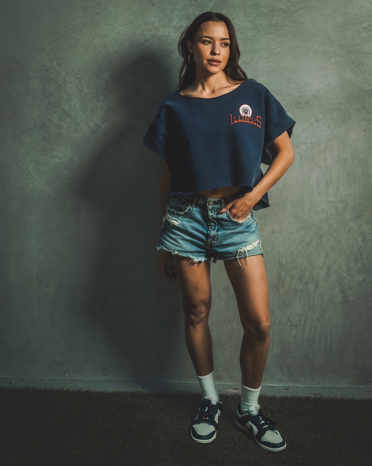 Illinois Short Sleeve Sweatshirt